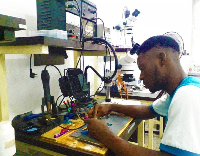 Repairing a Phone in the Lab