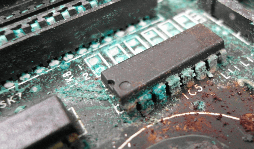 A water damage circuit board