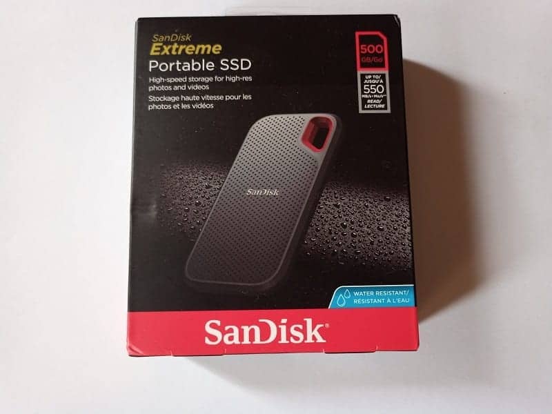 SanDisk Extreme Portable SSD pack