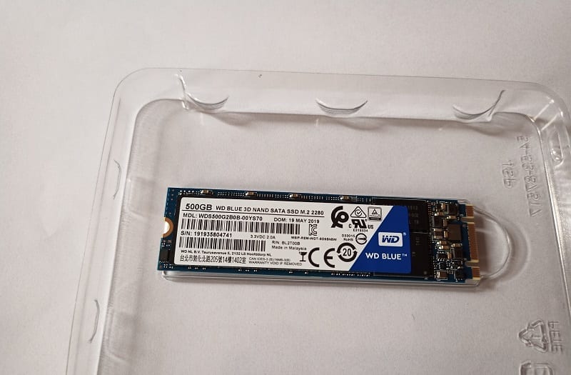 Western Digital Blue 3D SATA SSD M.2 2280