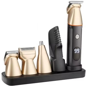 5-in-1 Hair Trimmer with LCD Display