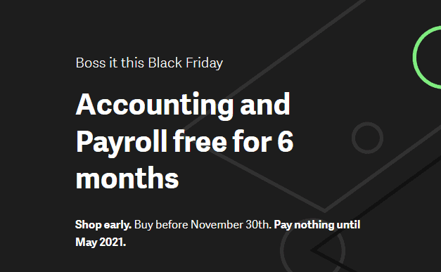 Sage Accounting Black Friday Deals 2020 (UK)