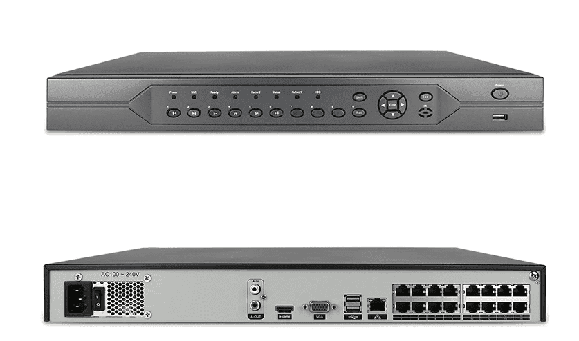 Techage 16CH CCTV NVR POE Security System