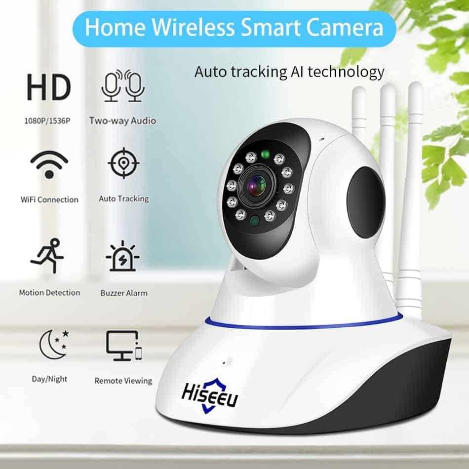 Hiseeu 1536P Wireless Smart Home Security Camera