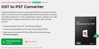 Stellar OST to PST Converter Software