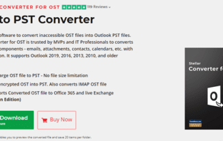Stellar OST to PST Converter Software