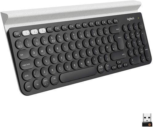 Logitech K780 Multi-Device Wireless Keyboard - best keyboards for video editing