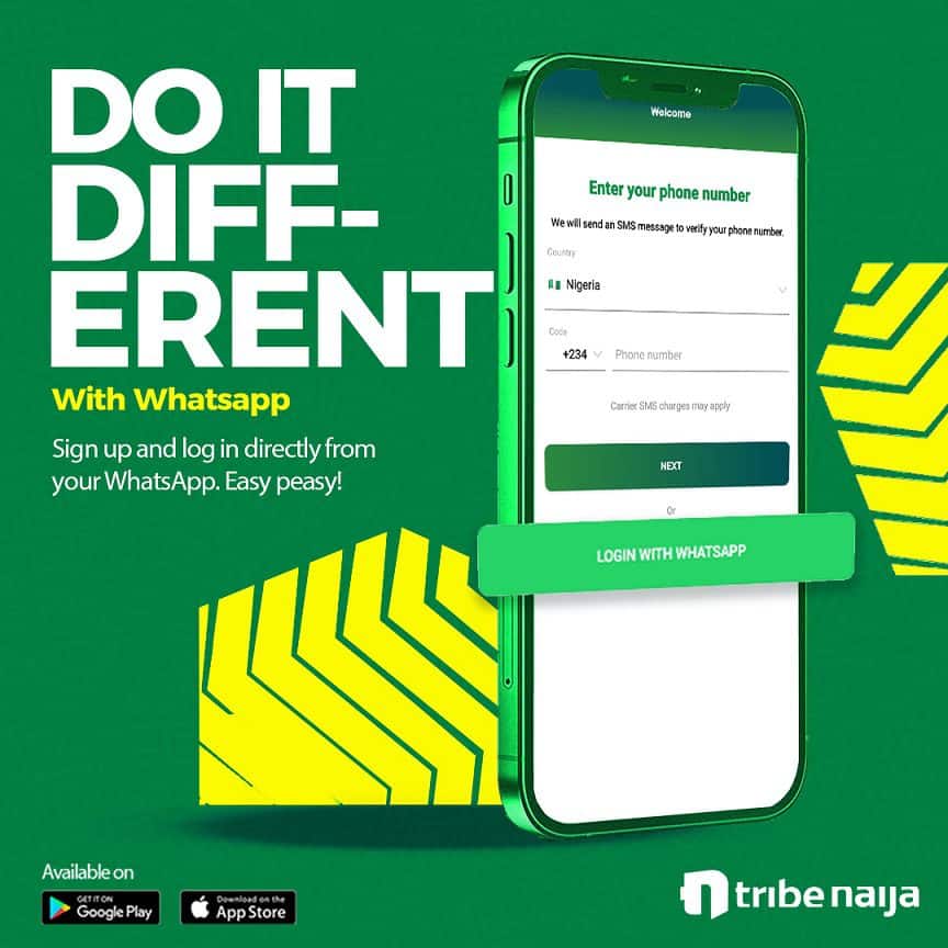 WhatsApp Registration for Tribe Naija