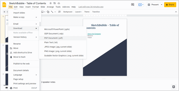 Google Slides Download