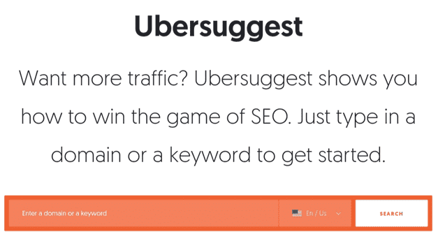 Ubersuggest