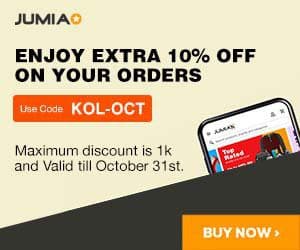 10% Off your Orders on Jumia