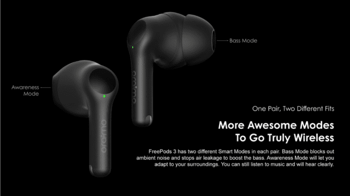 oraimo FreePods 3 Convertible Earbuds