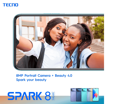 Spark 8 Front Camera for Selfie