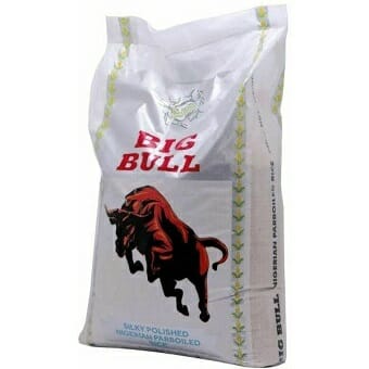 Big Bull Parboiled Rice 10kg