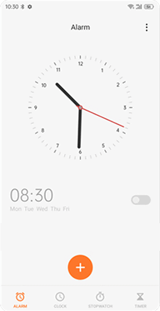 Skeuomorphic Clock