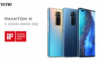 TECNO Phantom X Clinch Prestigious iF DESIGN AWARD 2022