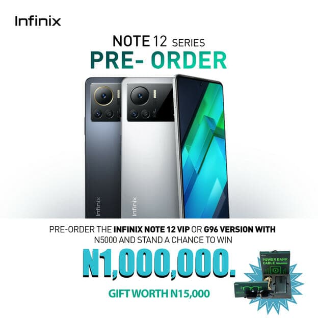Infinix Note 12 VIP, Note 12 G96 Preorder