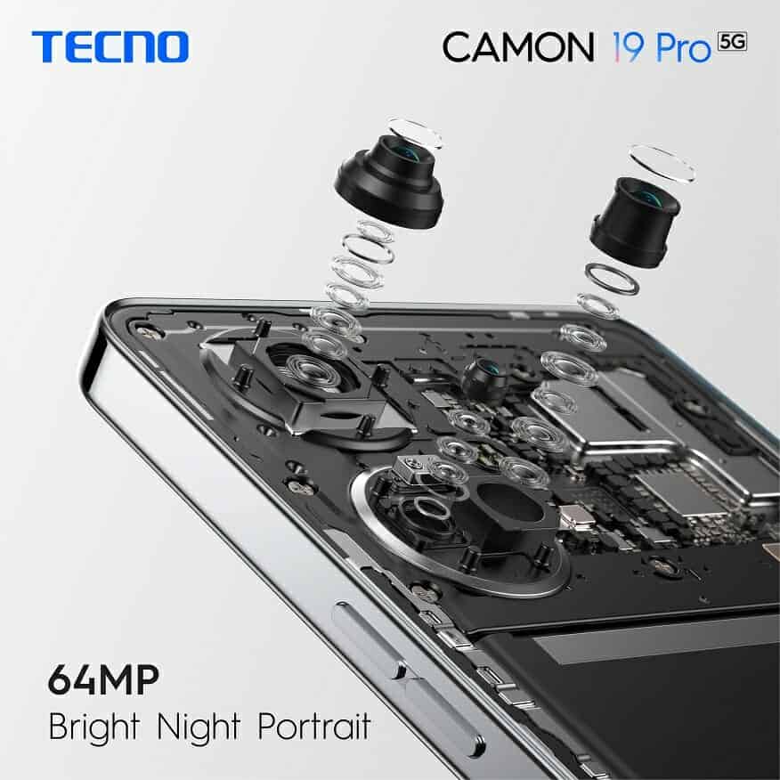 Tecno Camon 19 Pro Rear Cameras