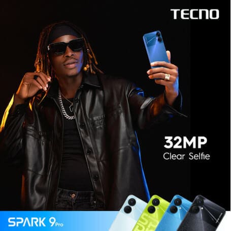 Tecno Spark 9 Pro has a 32MP Selfie Camera