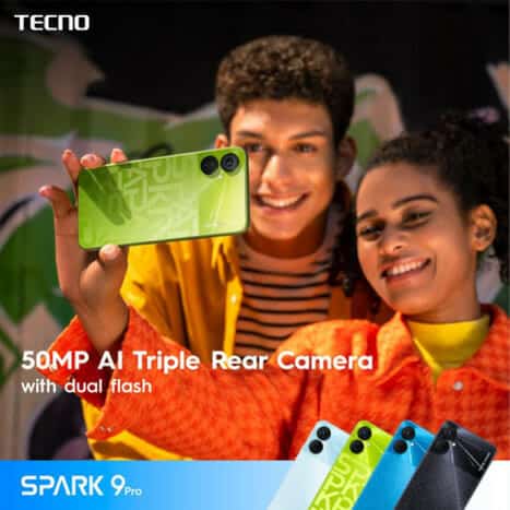 Tecno Spark 9 Pro 50MP AI Triple Camera