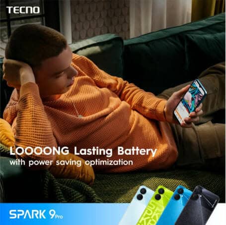 Tecno Spark 9 Pro Battery