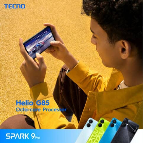 Tecno Spark 9 Pro Mediatek Helio G85