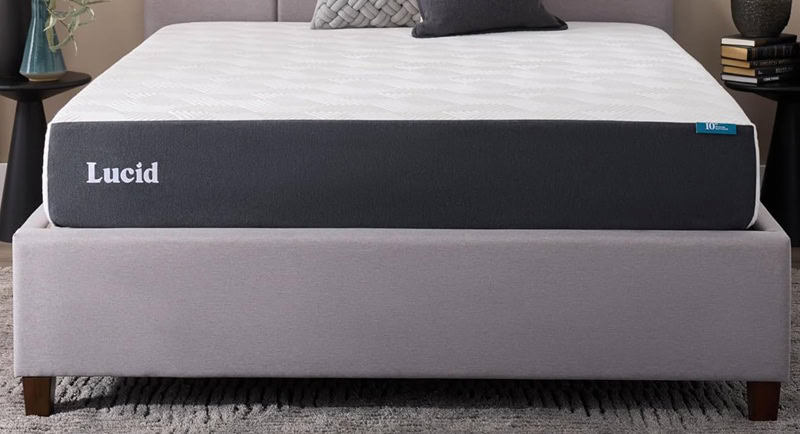LUCID 10-inch Memory Foam
