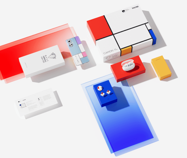 Tecno Camon 19 Pro Mondrian Edition Gifts Set