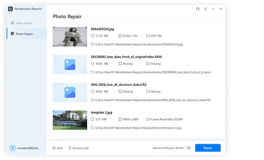 Wondershare Photo Repair