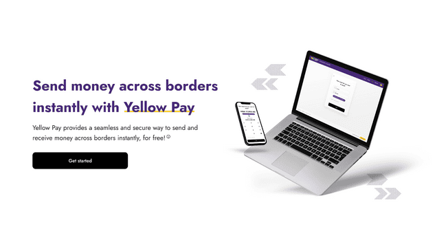 Send Money with Yellow Pay Cross border