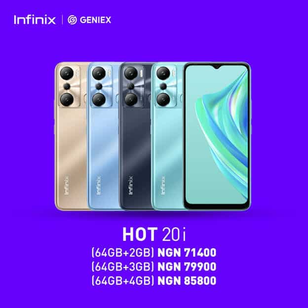 Infinix Hot 20i Price in Nigeria