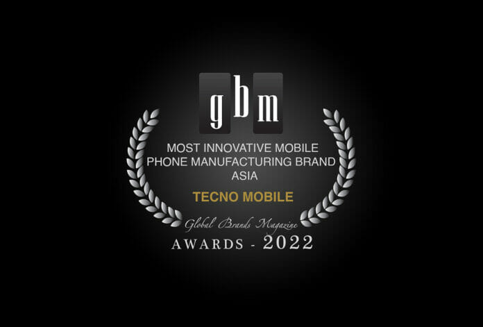 TECNO Mobile Won “Most Innovative Mobile Phone Manufacturing Brand, Asia” Award at Global Brands Awards 2022