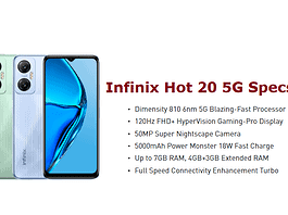 Infinix Hot 20 5G Specs