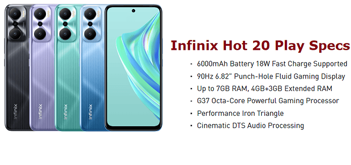 Infinix Hot 20 Play Specs