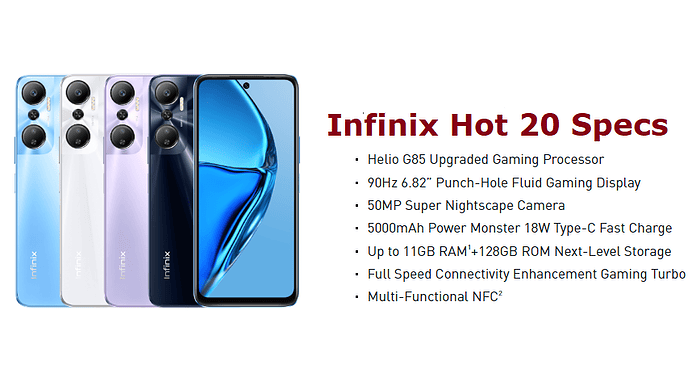 Infinix Hot 20 Specs