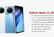 Infinix Note 12 2023 Specs