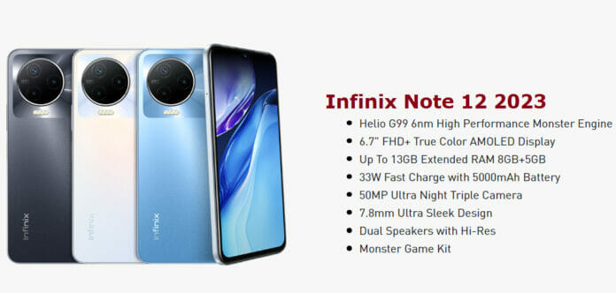 Infinix Note 12 2023 Specs