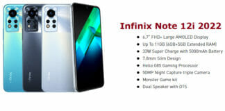Infinix Note 12i 2022 Specs