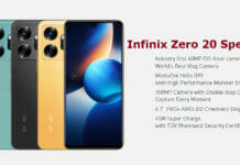 Infinix Zero 20 Specs