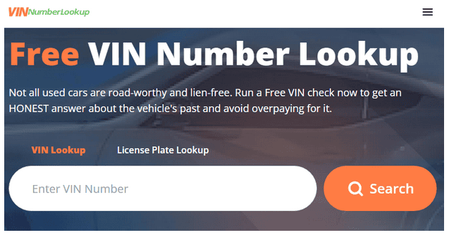 VIN Number Lookup