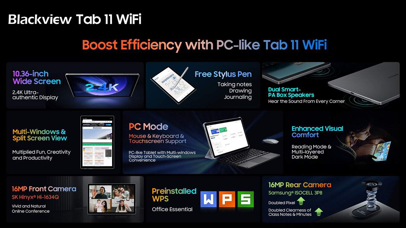 Blackview Tab 11 WiFi on PC Mode