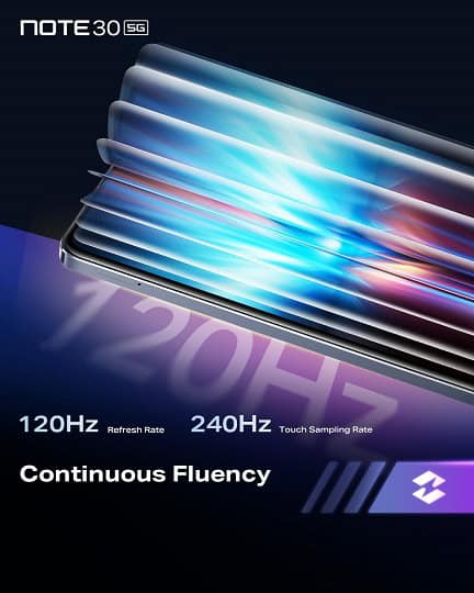 Infinix Note 30 5G has 120Hz Refresh Rate