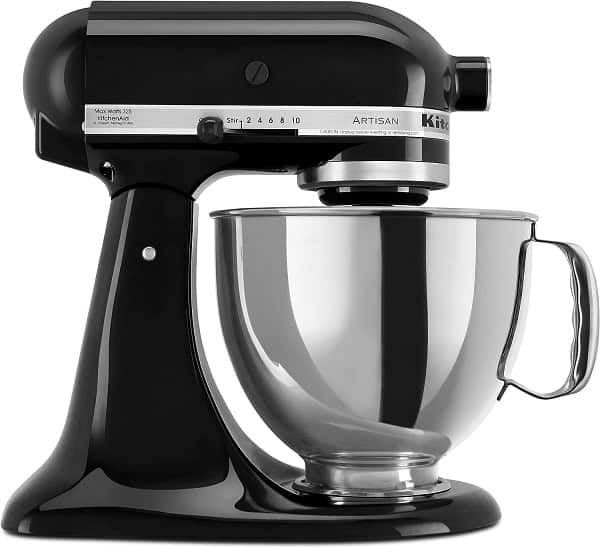 KitchenAid Artisan Series 5 Quart Tilt Head Stand Mixer with pouring shield