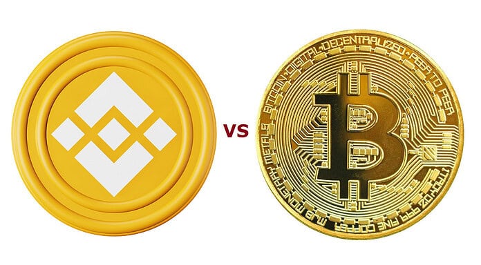 Binance Coin vs Bitcoin