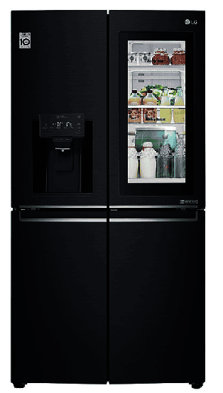 LG 889 Liter InstaView Door in Door French Door Side by Side Refrigerator (GR-X31FMQHL)