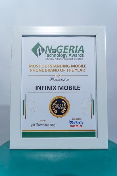 Infinix Mobile wins NITA 2023