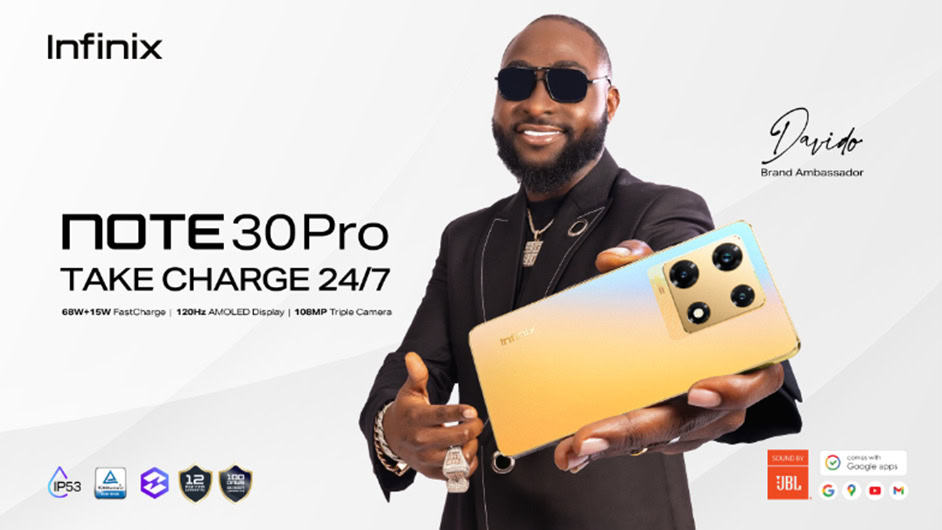 Note 30 Pro x Davido