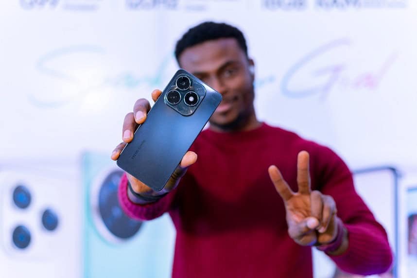 Tecno Spark 20 Series showing the Rear Camera