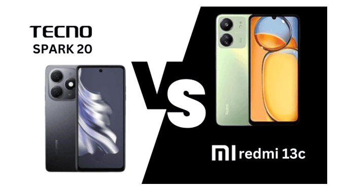 Tecno Spark 20 Pro vs Xiaomi Redmi 13C