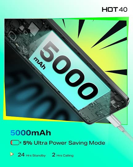 5000 mAh Battery